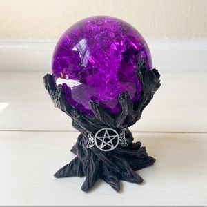 Purple crystal ball